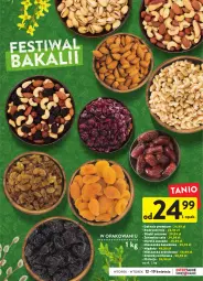 Gazetka promocyjna Intermarche - Wielkanoc - Gazetka - ważna od 19.04 do 19.04.2022 - strona 25 - produkty: Pistacje, Migdały, Morela, Daktyle, Rodzynki, Mieszanka orzechowa, Mieszanka bakaliowa