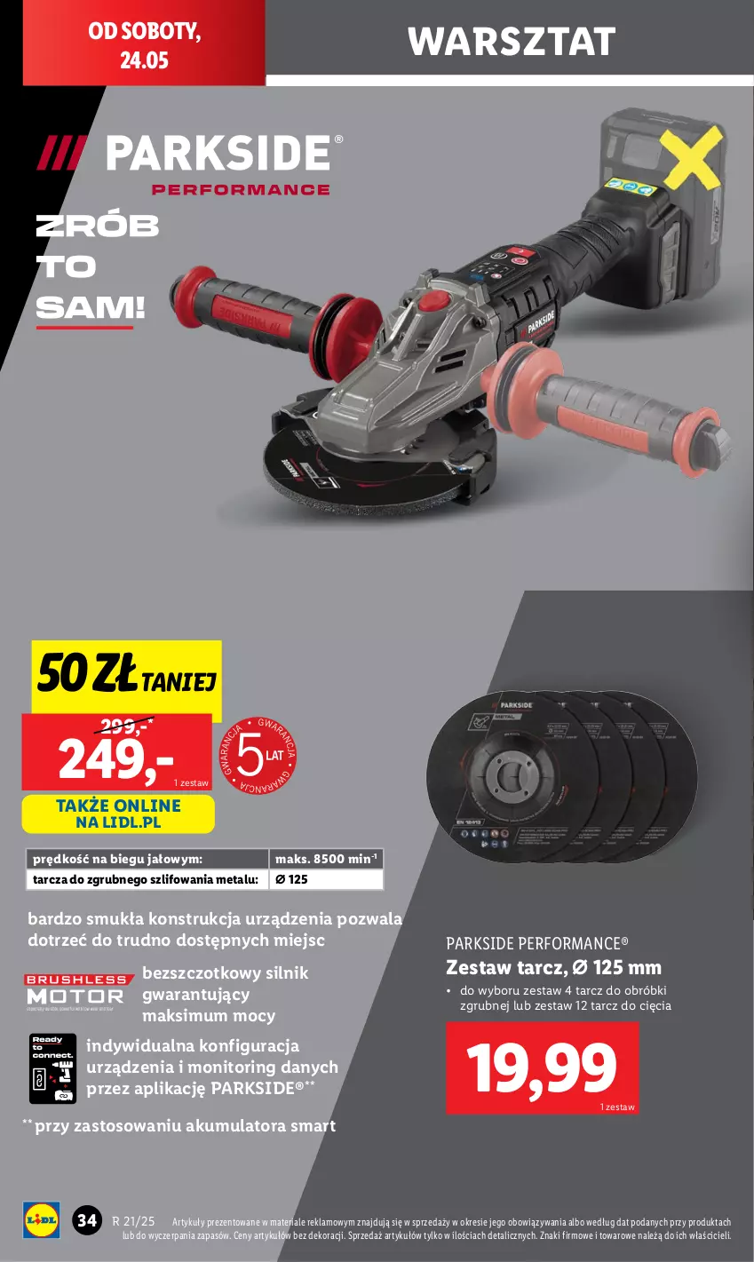 Gazetka promocyjna Lidl - GAZETKA - ważna 19.05 do 24.05.2025 - strona 44 - produkty: Akumulator, Monitor, Parkside