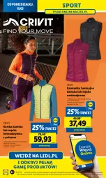 Gazetka promocyjna Lidl - GAZETKA - Gazetka - ważna od 24.05 do 24.05.2025 - strona 18 - produkty: Por, Kurtka, Kamizelka, Sport