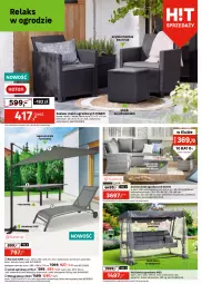 Gazetka promocyjna Leroy Merlin - Gazetka Leroy Merlin - Gazetka - ważna od 02.06 do 02.06.2024 - strona 2 - produkty: Sofa narożna, Sok, Ser, Puf, Gra, Huśtawka, Chodnik, Termometr, Stolik, Słupek, Stół, Sofa, Parasol, Tera, Lack, Półka, Płyta, Siedzisko, Fotel, Grill, Grill gazowy, LG, Fa