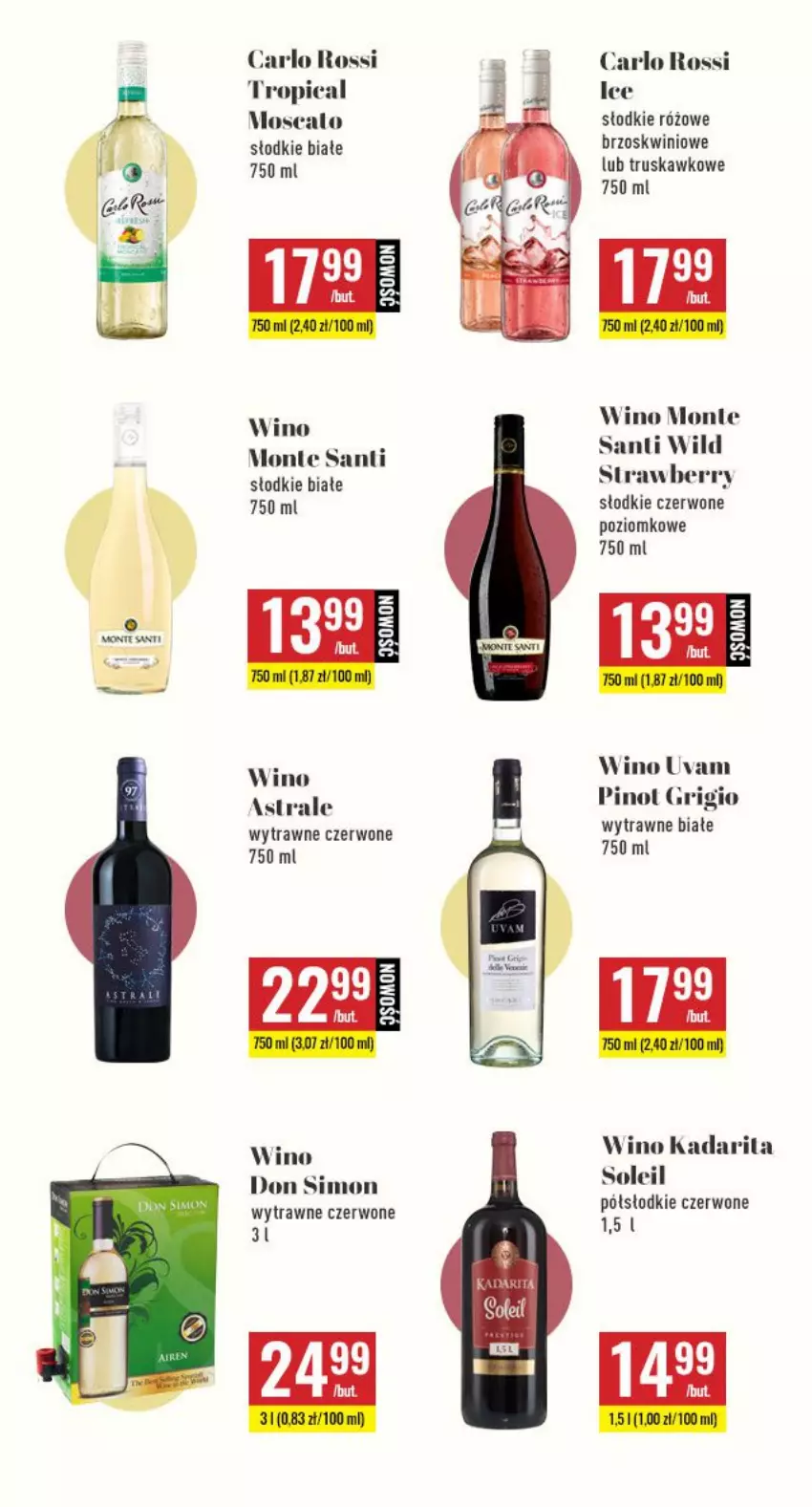 Gazetka promocyjna Biedronka - Czas na Toast - ważna 28.06 do 10.07.2021 - strona 2 - produkty: Carlo Rossi, Fa, Monte, Monte Santi, Pinot Grigio, Tropical, Wino