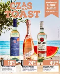 Gazetka promocyjna Biedronka - Czas na Toast - Gazetka - ważna od 10.07 do 10.07.2021 - strona 1 - produkty: Rum, Mus, Mionetto, Bacardi, Prosecco, Wino