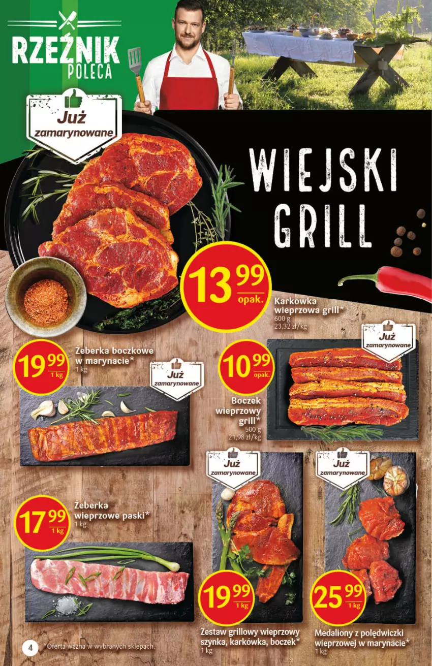 Gazetka promocyjna Delikatesy Centrum - Gazetka Delikatesy Centrum - ważna 19.08 do 25.08.2021 - strona 4 - produkty: Boczek, Grill