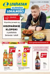 Gazetka promocyjna Lewiatan - Gazetka - ważna od 17.01 do 17.01.2024 - strona 1 - produkty: Piwo, Pur, Do mycia naczyń, Płyn do mycia naczyń, Kubuś, Płyn do mycia, Harnaś, Klopsiki