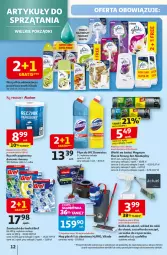 Gazetka promocyjna Auchan - Pewność niskich cen Hipermarket - Gazetka - ważna od 08.10 do 08.10.2025 - strona 12 - produkty: Domestos, Jan Niezbędny, Mop, Gra, Papier, Zawieszki, Bref, Worki na śmieci, Szczotka, Vileda, Ręcznik, Rolki, Worki na śmiec, Płyn do wc, Szufelka
