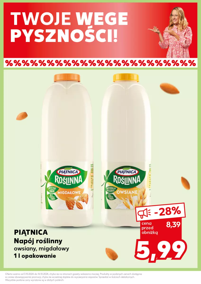 Gazetka promocyjna Kaufland - Kaufland - ważna 07.10 do 09.10.2024 - strona 31 - produkty: Napój, Napój roślinny, Piątnica