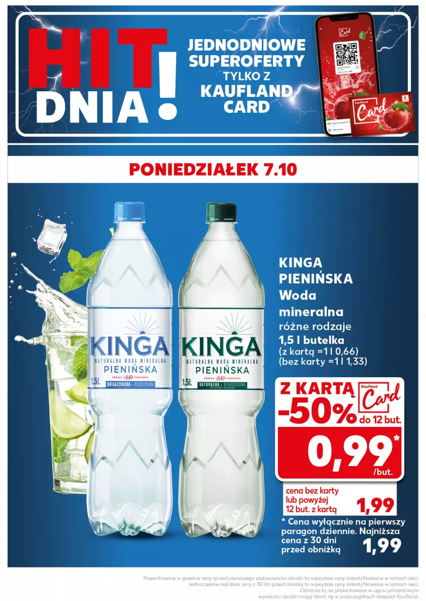 Gazetka promocyjna Kaufland - Kaufland - ważna 07.10 do 09.10.2024 - strona 4 - produkty: Woda, Woda mineralna