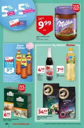 Gazetka promocyjna Auchan - przeNISKIE CENY z markami Auchan Supermarkety - Gazetka - ważna od 03.02 do 03.02.2022 - strona 10 - produkty: Gin, Kawa ziarnista, Kawa, Lipton, Syrop, Herbata, Napój, Olej, Milka