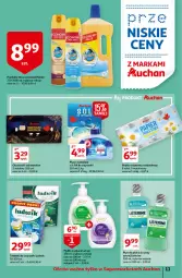 Gazetka promocyjna Auchan - przeNISKIE CENY z markami Auchan Supermarkety - Gazetka - ważna od 03.02 do 03.02.2022 - strona 11 - produkty: Ludwik, Mydło w płynie, Sok, Sól, Rum, Listerine, Papier, Tablet, Płyn do płukania, Chusteczki, Mydło, Zmywarki, Pronto, Tabletki do zmywarki, Luksja