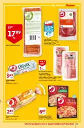 Gazetka promocyjna Auchan - przeNISKIE CENY z markami Auchan Supermarkety - Gazetka - ważna od 03.02 do 03.02.2022 - strona 3 - produkty: Ser, Rust, Tatar wołowy, Pizza, Ser kozi, Chleb tostowy, Boczek, Chleb