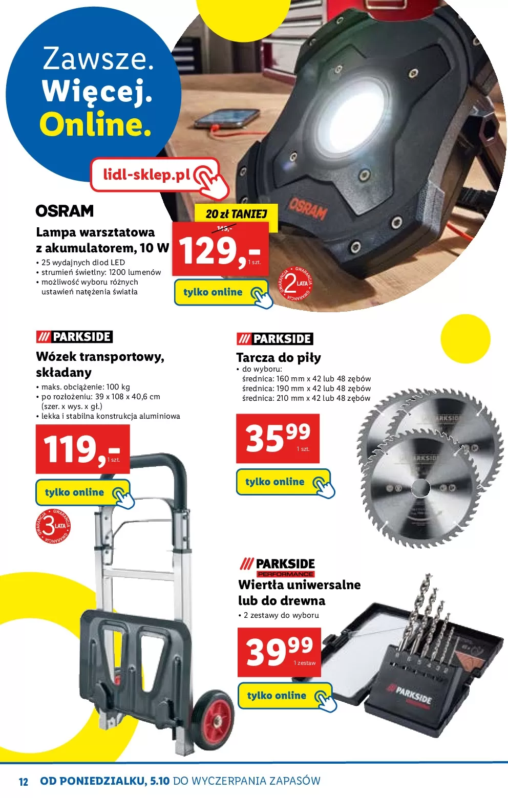 Gazetka promocyjna Lidl - Parkside - ważna 20.11 do 25.11.2020 - strona 12