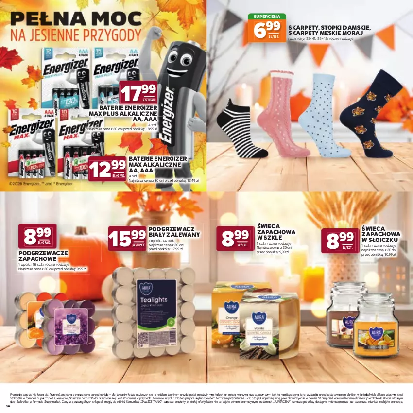 Gazetka promocyjna Stokrotka - Katalog Jesienne Inspiracje! - ważna 15.10 do 28.10.2026 - strona 34 - produkty: Energizer, Karp, Mięso, Owoce, Podgrzewacze, Top, Warzywa
