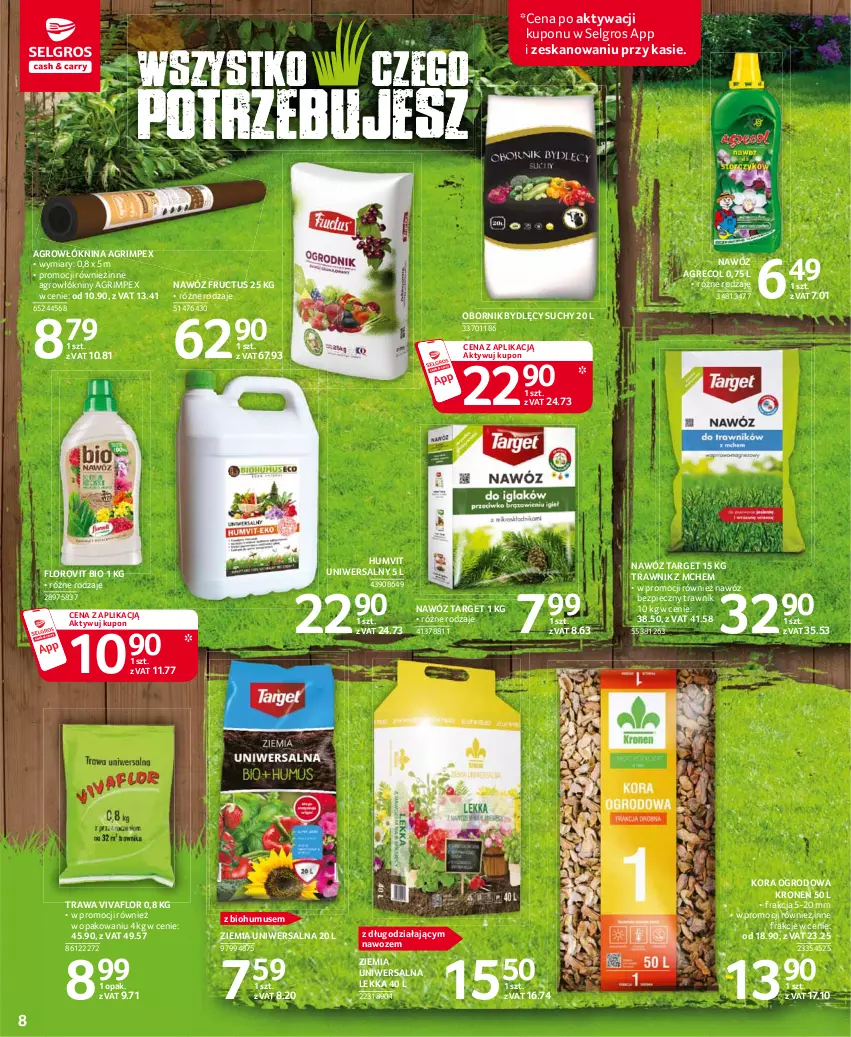 Gazetka promocyjna Selgros - Katalog Ogród i Narzędzia - ważna 25.03 do 05.04.2021 - strona 8 - produkty: Biohumus, Kora ogrodowa, LG, Mus, Nawóz, Piec