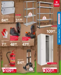 Gazetka promocyjna Selgros - Katalog Ogród i Narzędzia - Gazetka - ważna od 05.04 do 05.04.2021 - strona 7 - produkty: Piec, Por, Gaśnica, Buty, Buty robocze, Regał, Rękawice, Wózek, Szafa, Regał metalowy, Fa