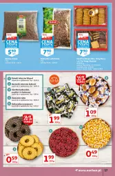 Gazetka promocyjna Auchan - Hiperoszczędzanie z Kartą Skarbonka 2 Hipermarkety - Gazetka - ważna od 20.10 do 20.10.2021 - strona 17 - produkty: Krówki mleczne, Ciastka, Wawel, Popcorn, Rodzynki, Kakao, Kukurydza