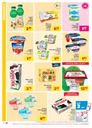 Gazetka promocyjna Carrefour - Gazetka Market - Gazetka - ważna od 27.06 do 27.06.2021 - strona 12 - produkty: Ser, Danone, Twaróg, Piątnica, Bell, Jogurt, Optima Cardio, Activia, Serek homogenizowany, Palma, Serek, Optima, Margaryna, Ferrero, Fanta, Bella, Mleczna kanapka, Jogobella, Masło, Jogurt pitny, Kinder, Mleko, Fa