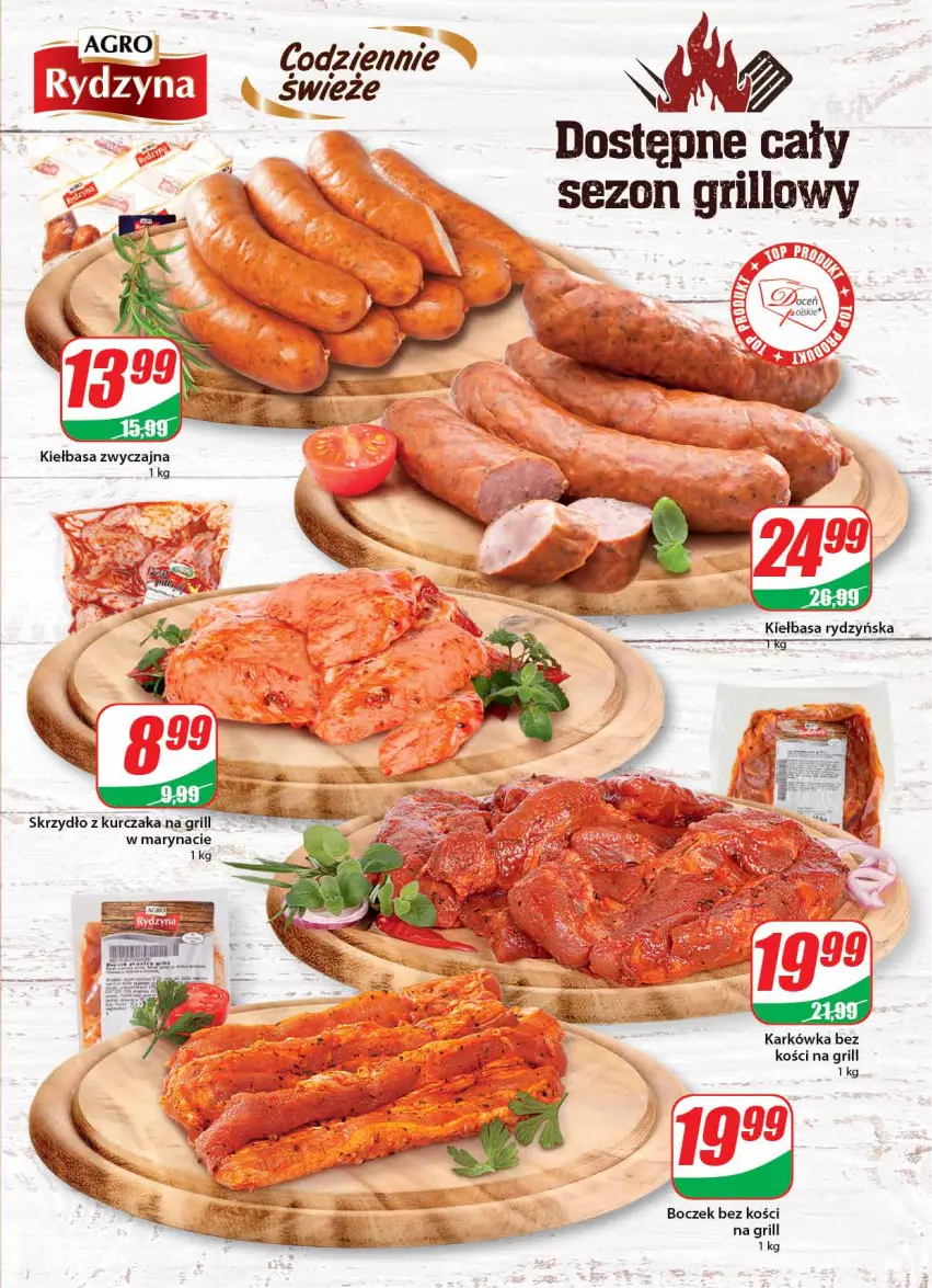 Gazetka promocyjna Dino - Gazetka - ważna 28.04 do 04.05.2021 - strona 11 - produkty: Boczek, Boczek bez kości, Grill