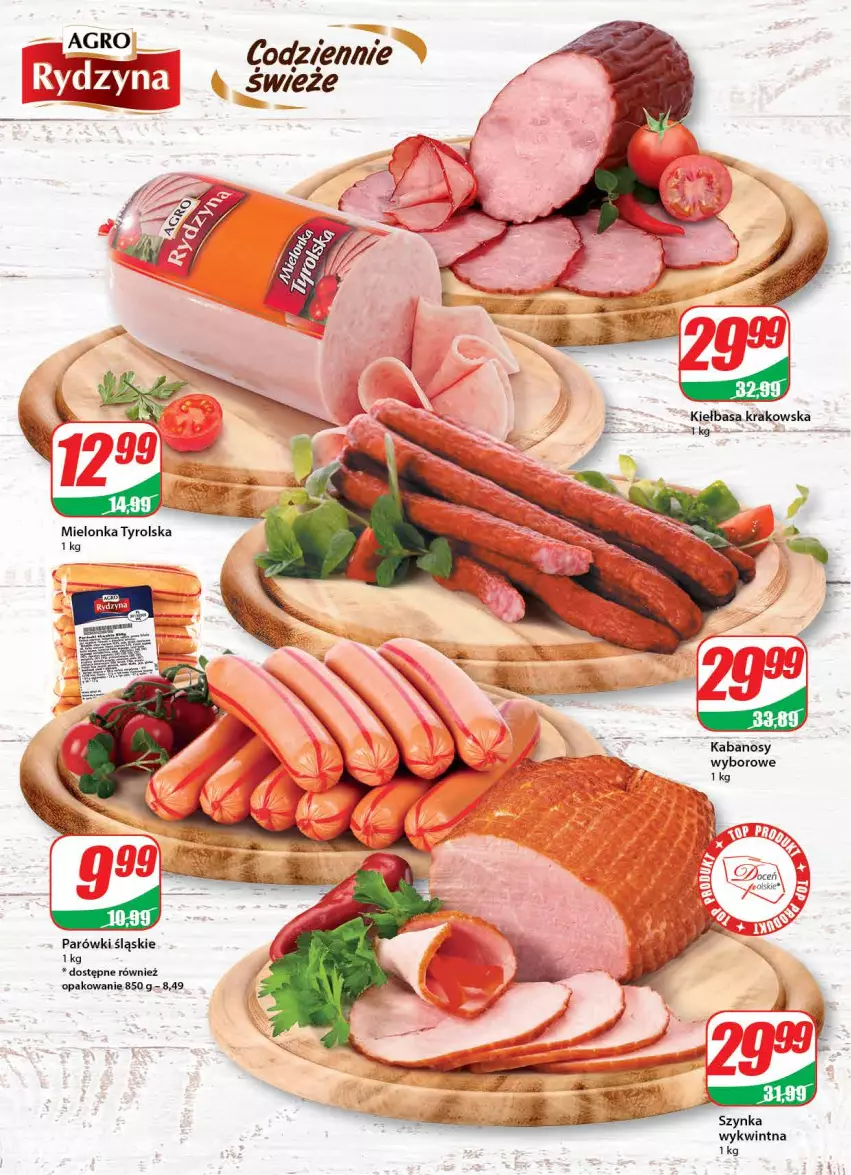 Gazetka promocyjna Dino - Gazetka - ważna 28.04 do 04.05.2021 - strona 12 - produkty: Kabanos, Kiełbasa, Kiełbasa krakowska, Parówki, Szynka