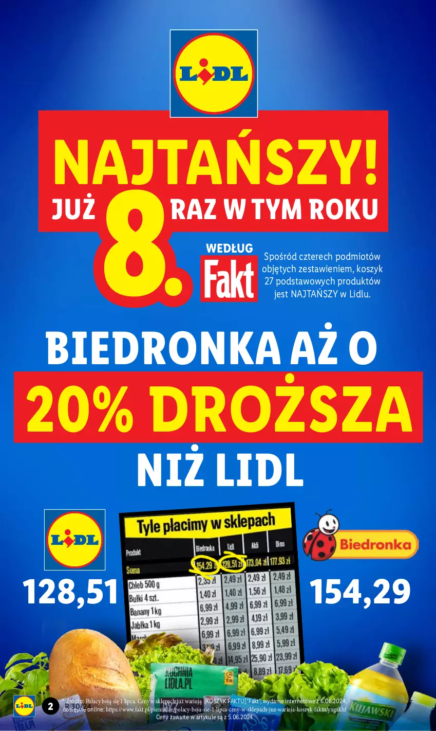 Gazetka promocyjna Lidl - GAZETKA - ważna 22.07 do 27.07.2024 - strona 2 - produkty: Fa, Kosz