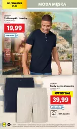 Gazetka promocyjna Lidl - GAZETKA - Gazetka - ważna od 27.07 do 27.07.2024 - strona 26 - produkty: Szorty, T-shirt, Moda
