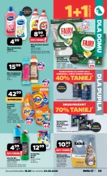 Gazetka promocyjna Netto - Od Poniedziałku - Gazetka - ważna od 23.05 do 23.05.2026 - strona 35 - produkty: Pur, Gra, Do mycia naczyń, Zawieszka do wc, Bref, Karma mokra dla kotów, Purina, Płyn do mycia naczyń, Vizir, Płyn do płukania, Płyn do wc, Fanta, Fairy, Felix, Płyn do mycia, Zmywarki, Sidolux, Fa
