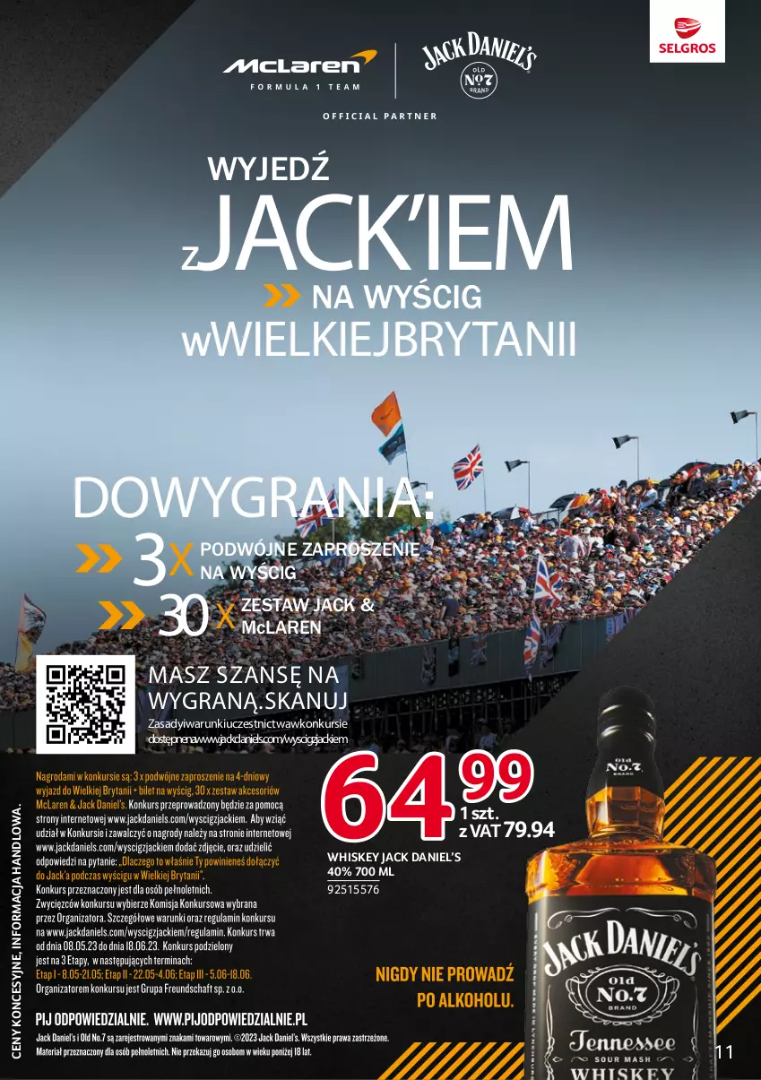 Gazetka promocyjna Selgros - Katalog Markowe Produkty - ważna 18.05 do 01.06.2023 - strona 11 - produkty: Gra, Whiskey