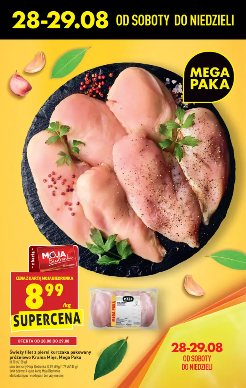 Gazetka promocyjna Biedronka - W tym tygodniu - ważna 26.08 do 01.09.2021 - strona 11 - produkty: Filet z piersi kurczaka, Kurczak