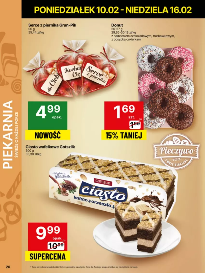 Gazetka promocyjna Delikatesy Centrum - NOWA GAZETKA Delikatesy Centrum od 10 lutego! 10-16.02.2025 - ważna 10.02 do 16.02.2025 - strona 20 - produkty: Cukier, Donut, Gra, Piernik, Ser