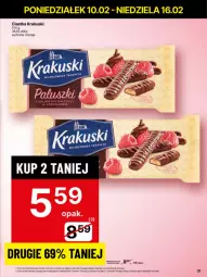 Gazetka promocyjna Delikatesy Centrum - NOWA GAZETKA Delikatesy Centrum od 10 lutego! 10-16.02.2025 - Gazetka - ważna od 16.02 do 16.02.2025 - strona 31 - produkty: Ciastka, Krakus, Rum, Gala, Krakuski