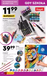 Gazetka promocyjna Biedronka - Okazje tygodnia - Gazetka - ważna od 10.02 do 10.02.2024 - strona 12 - produkty: Szkicownik, Papier, Kolorowanka, Marker, Obraz, Fa
