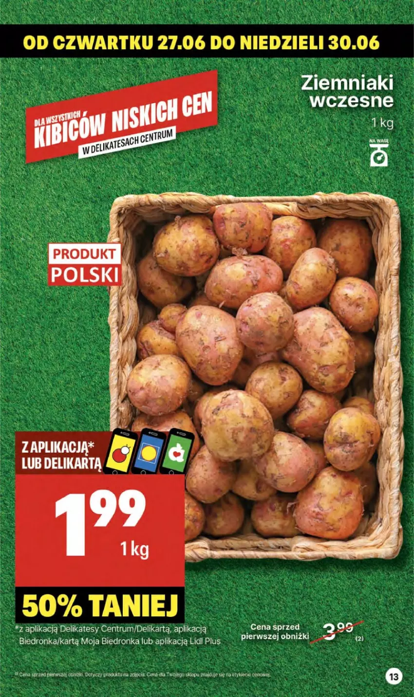 Gazetka promocyjna Delikatesy Centrum - NOWA GAZETKA Delikatesy Centrum od 27 czerwca! 27.06-3.07.2024 - ważna 27.06 do 03.07.2024 - strona 13 - produkty: Fa, Rum, Ziemniaki