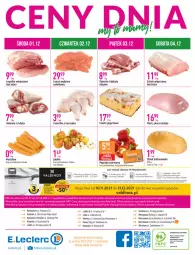 Gazetka promocyjna E Leclerc - Gazetka - ważna od 12.12 do 12.12.2021 - strona 32 - produkty: Kurczak, Gra, Papryka czerwona, Papryka, Golonka z indyka, Klej, Sałat, Schab wieprzowy, Chleb, Jabłka