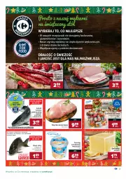 Gazetka promocyjna Carrefour - Gazetka Carrefour Okazje grudnia - Gazetka - ważna od 31.12 do 31.12.2021 - strona 3 - produkty: Ser, Twaróg, Szynka wieprzowa, Cukier, Ryba, Président, Stół, Karp, Szynka, Cukierki, Gouda, Kiełbasa