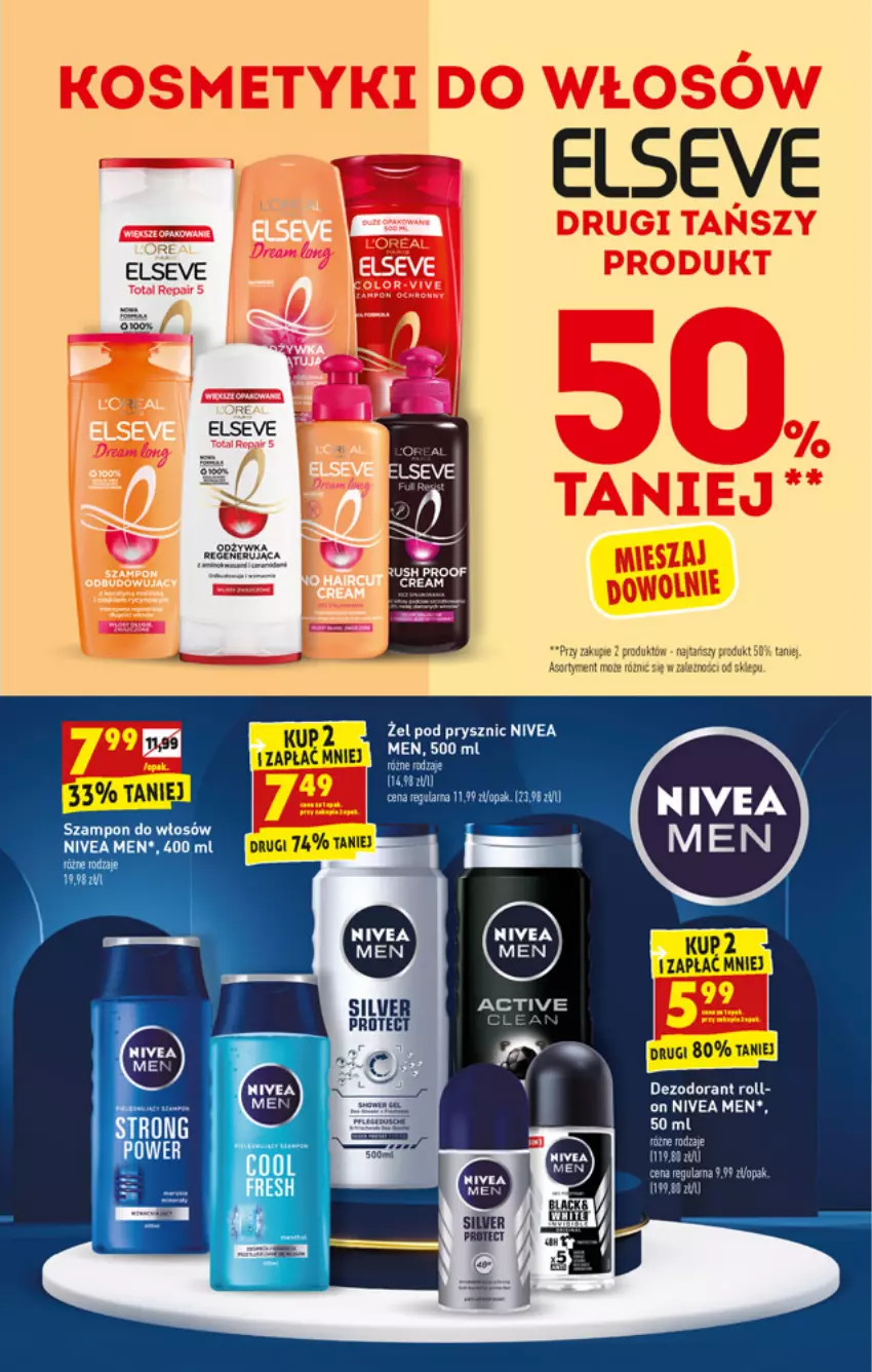 Gazetka promocyjna Biedronka - W tym tygodniu - ważna 06.12 do 12.12.2021 - strona 51 - produkty: Dezodorant, Elseve, Nivea, Nivea Men, Szampon