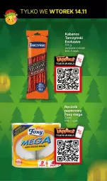 Gazetka promocyjna Delikatesy Centrum - Gazetka DC44 pon-sr - Gazetka - ważna od 15.11 do 15.11.2023 - strona 4 - produkty: Tarczyński, Ręcznik, Foxy, Kabanos