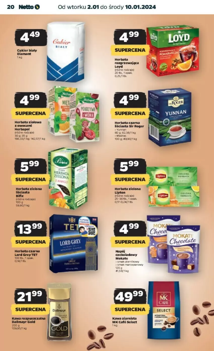 Gazetka promocyjna Netto - ważna 02.01 do 10.01.2024 - strona 13 - produkty: Herbata, Lipton