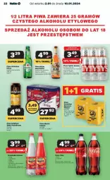 Gazetka promocyjna Netto - Gazetka - ważna od 10.01 do 10.01.2024 - strona 15 - produkty: Piwa, Piwo, Noż, Gin, Gra, Heineken, Coca-Cola