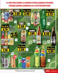 Gazetka promocyjna Topaz - Gazetka - Gazetka - ważna od 17.07 do 17.07.2024 - strona 3 - produkty: Piwa, Piwo, Top, Gra, 7up, Napój energetyczny, Somersby, Mirinda, Lack, Pepsi, Lipton, Napój, K2