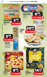 Gazetka promocyjna Netto - Artykuły spożywcze - Gazetka - ważna od 27.08 do 27.08.2023 - strona 12 - produkty: Mozzarella, Piec, Kurczak, Polędwica, Ser, Dr. Oetker, Pizza, Zapiekanka, Pieczarka, Mintaj, Frytki