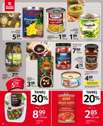 Gazetka promocyjna Selgros - Oferta spożywcza - Gazetka - ważna od 05.01 do 05.01.2022 - strona 12 - produkty: Sos, Ser, Oliwki, Papryka, Kukurydza konserwowa, Ananas, Kawa, Tuńczyk, Papryka jalapeño, Olej, Pomidory, Groszek, Kukurydza