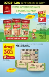 Gazetka promocyjna Biedronka - Od poniedzialku - Gazetka - ważna od 01.06 do 01.06.2024 - strona 33 - produkty: Parówki sokoliki, Sok, Jaja, Parówki, SEKO