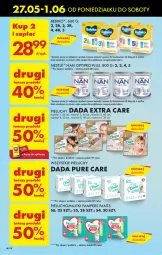 Gazetka promocyjna Biedronka - Od poniedzialku - Gazetka - ważna od 01.06 do 01.06.2024 - strona 50 - produkty: Por, Pur, Pampers, Pieluchy, Majtki, Dada, NAN Optipro, Bebiko, Pieluchomajtki, Karmi, Mleko