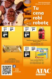 Gazetka promocyjna Auchan - ATAC Hiper Discount - Gazetka - ważna od 15.07 do 15.07.2026 - strona 1 - produkty: Papier, O nas, Coca-Cola, Papier toaletowy, Lion, Lody, Napój gazowany, Foxy, Fanta, Sprite, Napój, Fa