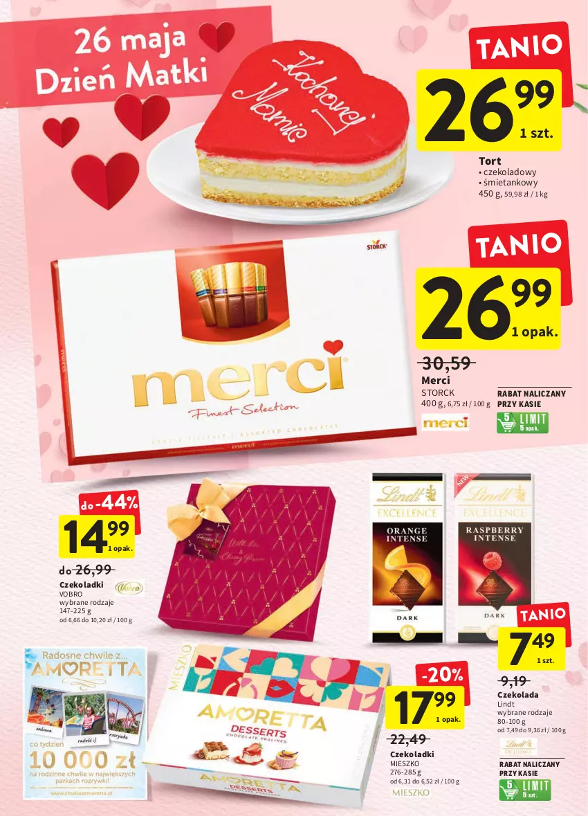 Gazetka promocyjna Intermarche - Dzien matki - ważna 25.05 do 01.06.2022 - strona 2 - produkty: Czekolada, Lindt, Merci