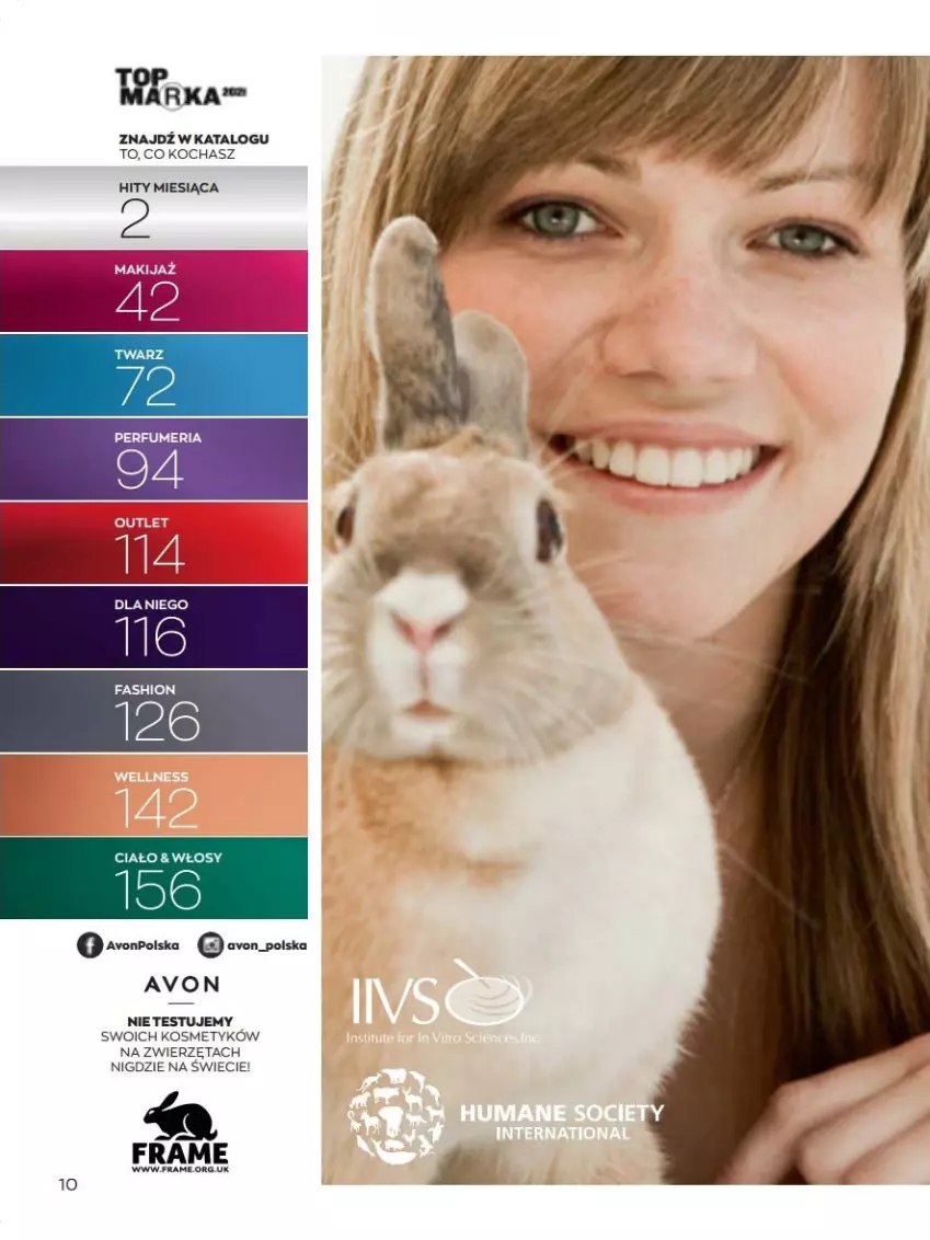 Gazetka promocyjna Avon - lipiec - ważna 01.07 do 31.07.2022 - strona 10 - produkty: Koc, Perfum, Zwierzęta