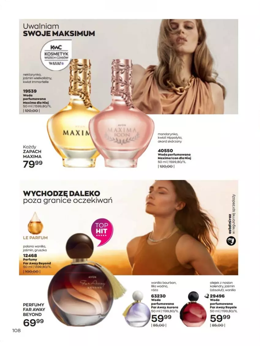 Gazetka promocyjna Avon - lipiec - ważna 01.07 do 31.07.2022 - strona 108 - produkty: Bourbon, Fa, Gra, HiPP, Nektar, Nektarynka, Perfum