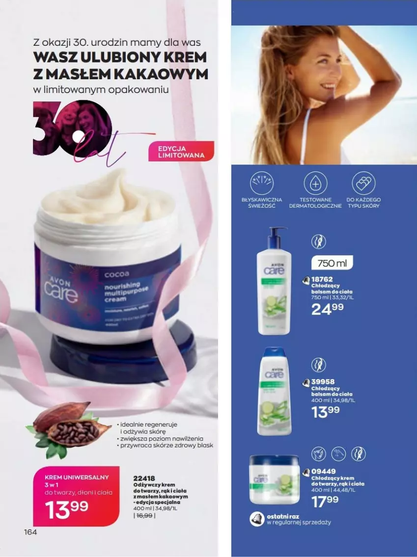 Gazetka promocyjna Avon - lipiec - ważna 01.07 do 31.07.2022 - strona 164 - produkty: Kakao