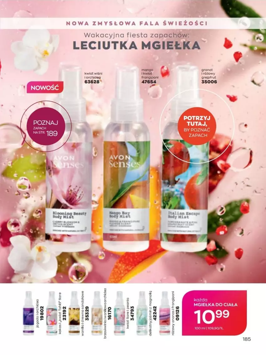 Gazetka promocyjna Avon - lipiec - ważna 01.07 do 31.07.2022 - strona 185 - produkty: Cif, Fa, Gra, Granat, Grejpfrut