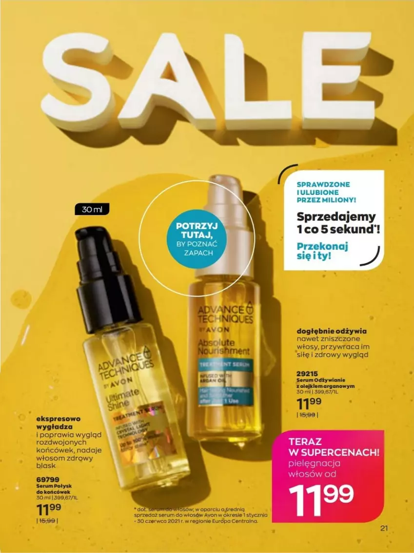 Gazetka promocyjna Avon - lipiec - ważna 01.07 do 31.07.2022 - strona 21 - produkty: Olej, Rum, Ser, Serum