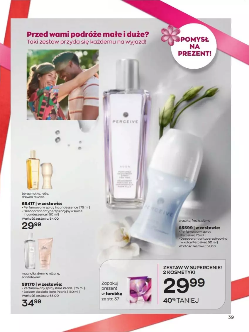 Gazetka promocyjna Avon - lipiec - ważna 01.07 do 31.07.2022 - strona 39 - produkty: Dezodorant, Perfum, Por, Róża